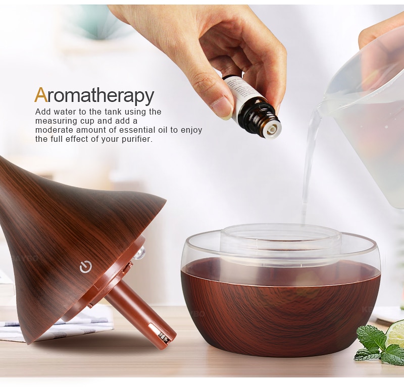Wood Aromatherapy Air Humidifier