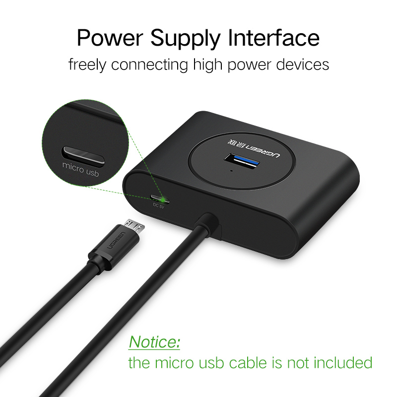 USB Hub with External 4 Ports