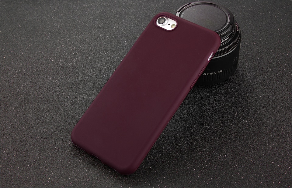 Candy Colors Soft Phone Case for iPhone