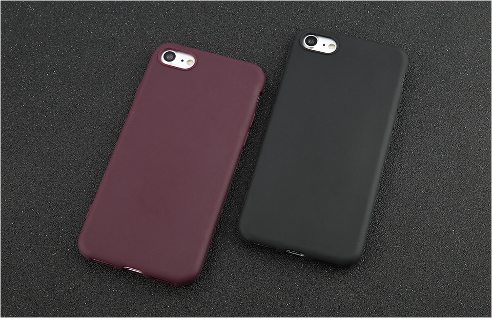 Candy Colors Soft Phone Case for iPhone