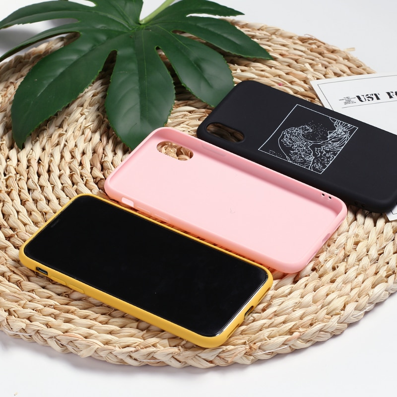 Japanese Style Soft Phone Case for iPhone