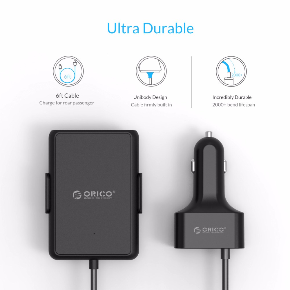 5 USB Ports Quick Charge 3.0 Car Charger