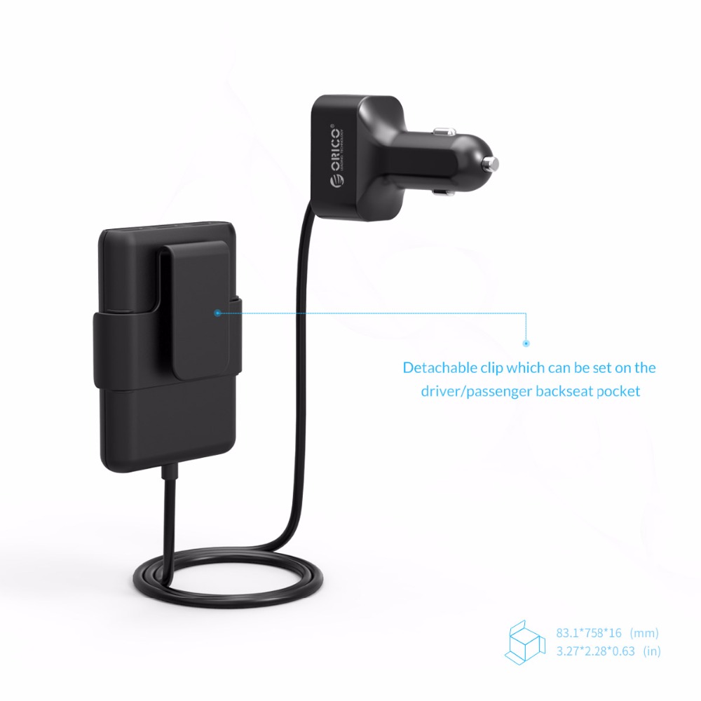 5 USB Ports Quick Charge 3.0 Car Charger