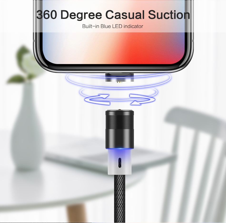 3 in 1 Magnetic Design Interchangeable USB Cable
