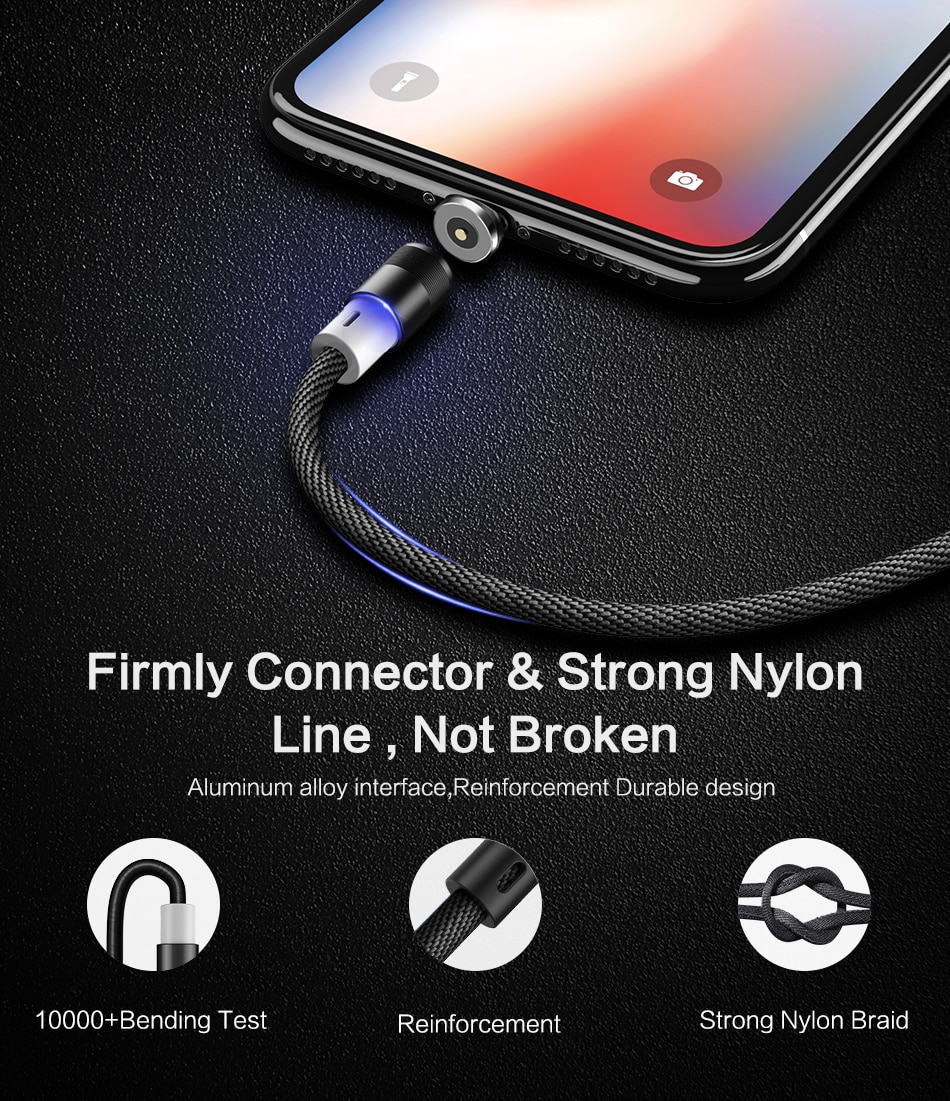 3 in 1 Magnetic Design Interchangeable USB Cable