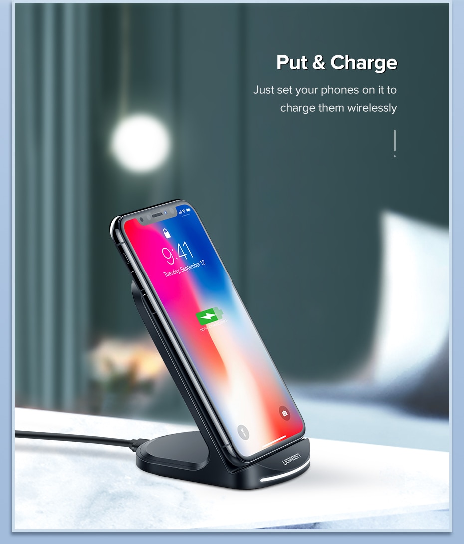 Stylish Universal Wireless Quick Charger for Phones